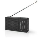 Nedis RDFM1200BK Fm/am-radio 1,5 W Zakformaat Zwart