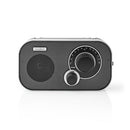 Nedis RDFM1320SI Fm-radio 1,5 W Draaggreep Zilver/zwart