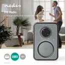 Nedis RDFM1400GY Fm/am-radio 1,8 W Draaggreep Grijs/zwart