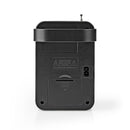 Nedis RDFM1400GY Fm/am-radio 1,8 W Draaggreep Grijs/zwart