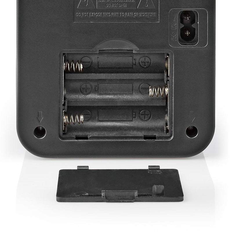 Nedis RDFM1400GY Fm/am-radio 1,8 W Draaggreep Grijs/zwart