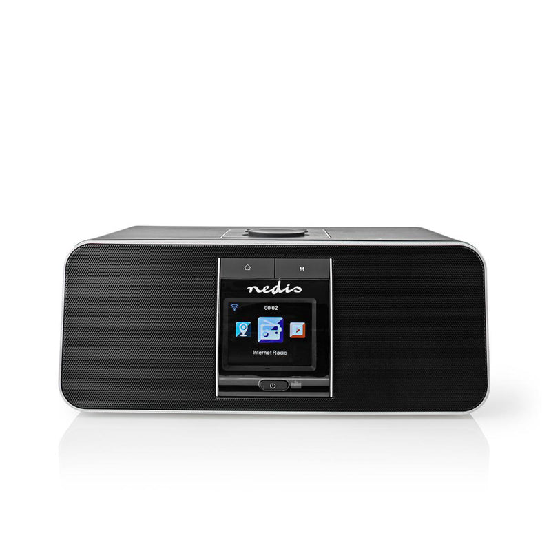 Nedis RDIN5005BK Internetradio 42 W Dab+ Fm Bluetooth® Afstandsbediening Zwart/zilver