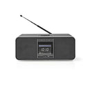 Nedis RDIN5005BK Internetradio 42 W Dab+ Fm Bluetooth® Afstandsbediening Zwart/zilver
