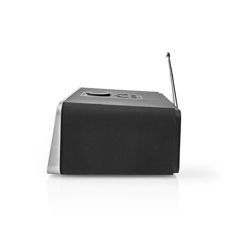 Nedis RDIN5005BK Internetradio 42 W Dab+ Fm Bluetooth® Afstandsbediening Zwart/zilver