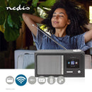 Nedis RDIN3000BK Internetradio 18 W Fm Bluetooth® Afstandsbediening Zwart