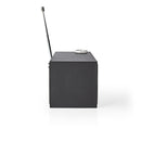 Nedis RDIN3000BK Internetradio 18 W Fm Bluetooth® Afstandsbediening Zwart