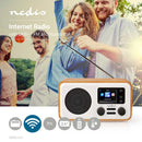 Nedis RDIN2000WT Internetradio Tafelmodel Bluetooth® / Wi-fi Dab+ / Fm / Internet 2.4 " Kleurensche