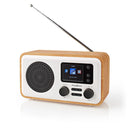Nedis RDIN2000WT Internetradio Tafelmodel Bluetooth® / Wi-fi Dab+ / Fm / Internet 2.4 " Kleurensche