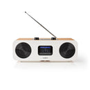 Nedis RDIN2500WT Internetradio Tafelmodel Bluetooth® / Wi-fi Dab+ / Fm / Internet 2.4 " Kleurensche