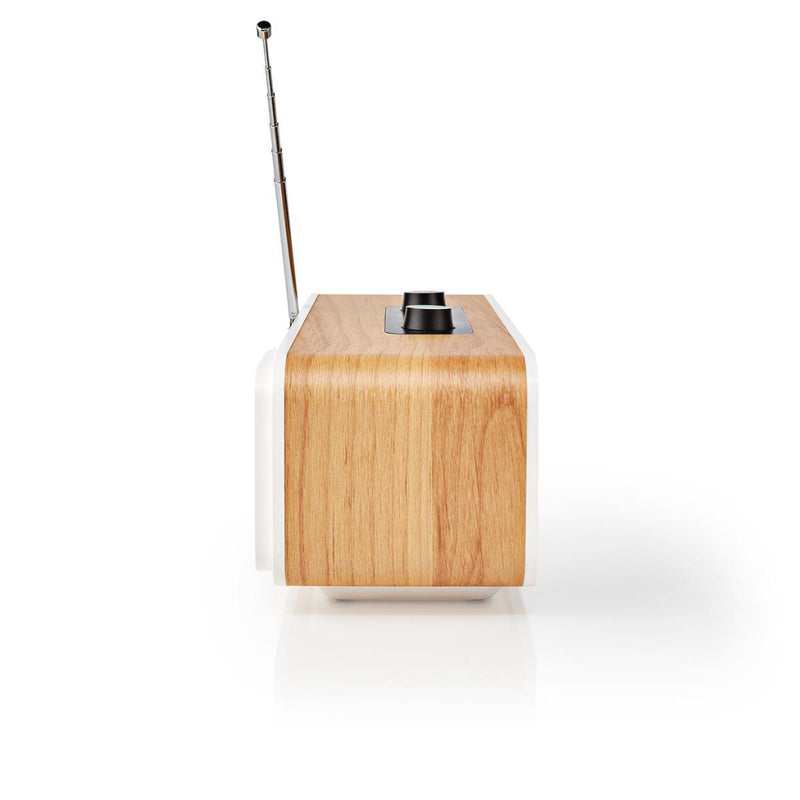 Nedis RDIN2500WT Internetradio Tafelmodel Bluetooth® / Wi-fi Dab+ / Fm / Internet 2.4 " Kleurensche