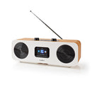 Nedis RDIN2500WT Internetradio Tafelmodel Bluetooth® / Wi-fi Dab+ / Fm / Internet 2.4 " Kleurensche
