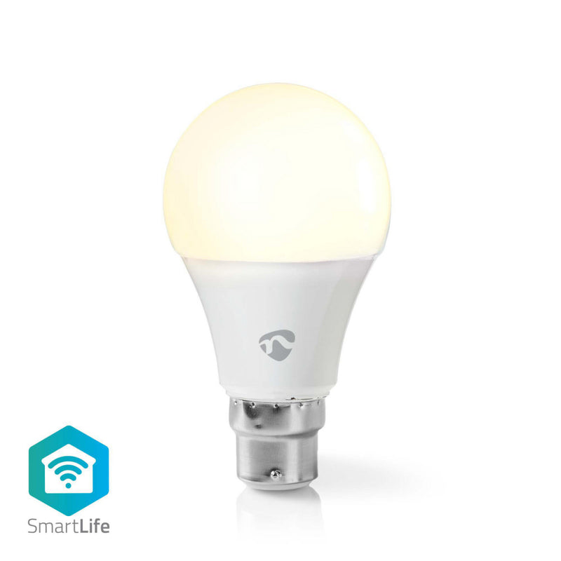 Nedis WIFILW12WTB22 Smartlife Led Bulb Wi-fi B22 800 Lm 9 W Warm Wit 2700 K Energieklasse: A+ Andro