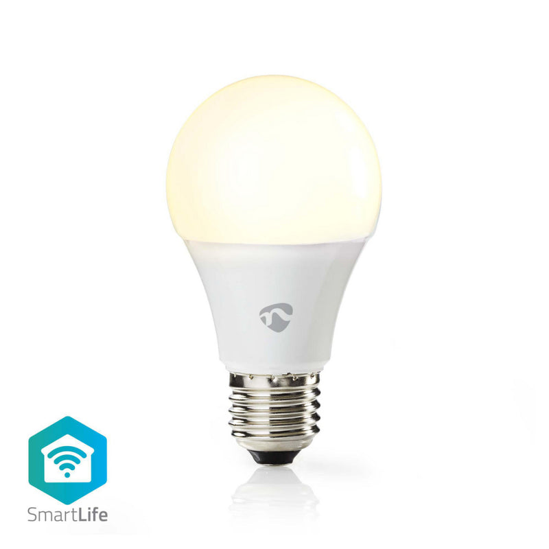 Nedis WIFILW12WTE27 Smartlife Led Bulb Wi-fi E27 800 Lm 9 W Warm Wit 2700 K Energieklasse: A+ Andro