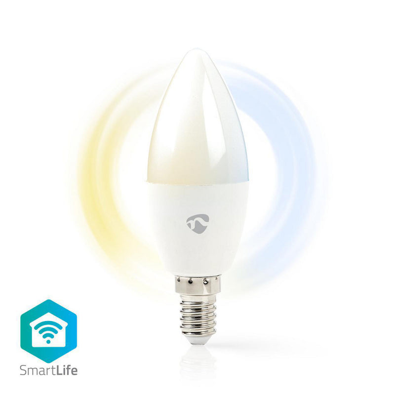 Nedis WIFILW13WTE14 Wi-fi Smart Led-lamp Warm- Tot Koud-wit E14