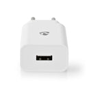 Nedis WCHAM212AWT Wandlader 2,1 A Losse Kabel Micro-usb Wit
