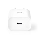 Nedis WCPD18W102WT Oplader 1x 3,0 A Outputs: 1 Usb-c&trade; Geen Kabel Inbegrepen 18 W Automatische