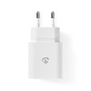 Nedis WCPD18W102WT Oplader 1x 3,0 A Outputs: 1 Usb-c&trade; Geen Kabel Inbegrepen 18 W Automatische