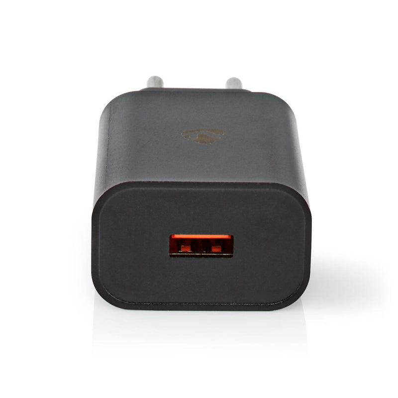 Nedis WCQC302ABK Wandlader 3,0 A Usb (qc 3.0) Zwart