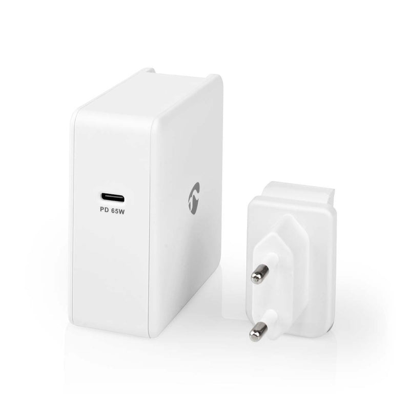 Nedis WCPD65W105WT Oplader met Snellaad Functie Wit