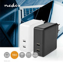 Nedis WCPD65W110BK Oplader met Snellaad Functie Zwart