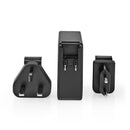 Nedis WCPD65W110BK Oplader met Snellaad Functie Zwart