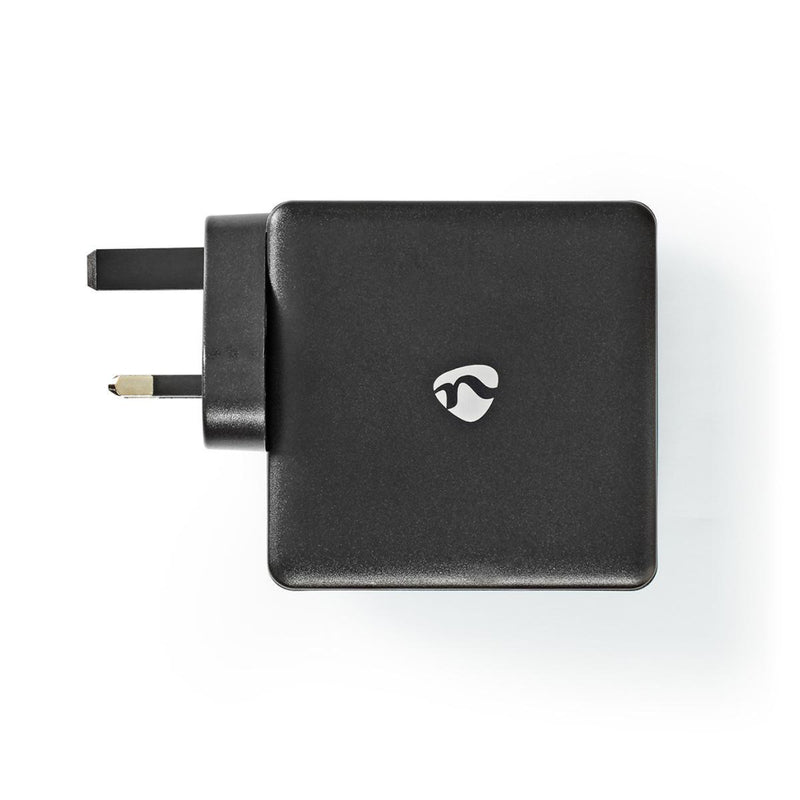 Nedis WCPD65W110BK Oplader met Snellaad Functie Zwart