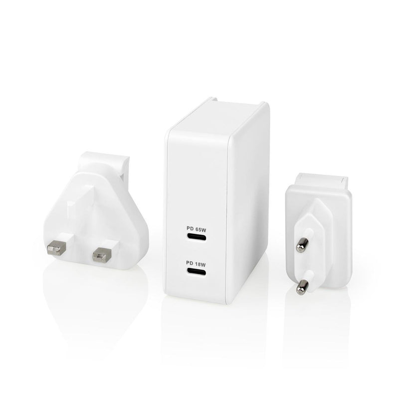 Nedis WCPD65W110WT Oplader met Snellaad Functie Wit