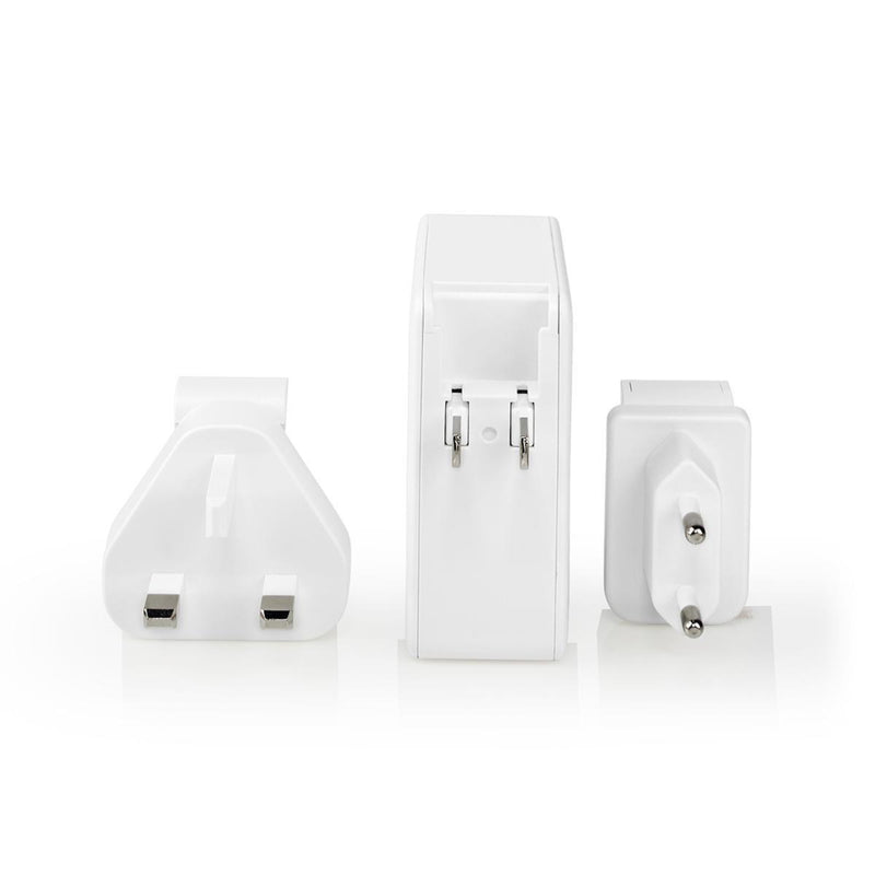 Nedis WCPD65W110WT Oplader met Snellaad Functie Wit