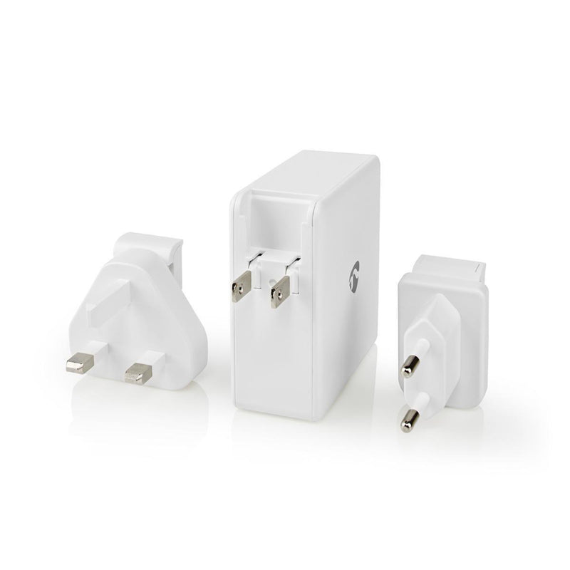 Nedis WCPD65W110WT Oplader met Snellaad Functie Wit