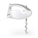 Nedis KAHM100CWT Handmixer 200 W 5-snelheden Turbo-functie 2 Deeghaken / 2 Kloppers Grijs / Wit
