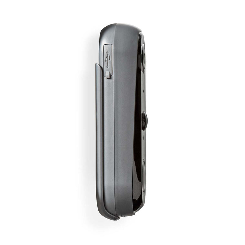 Nedis WIFICDP20GY Smartlife Videodeurbel Wi-fi Batterij Gevoed Android&trade; &amp; Ios Full Hd 108