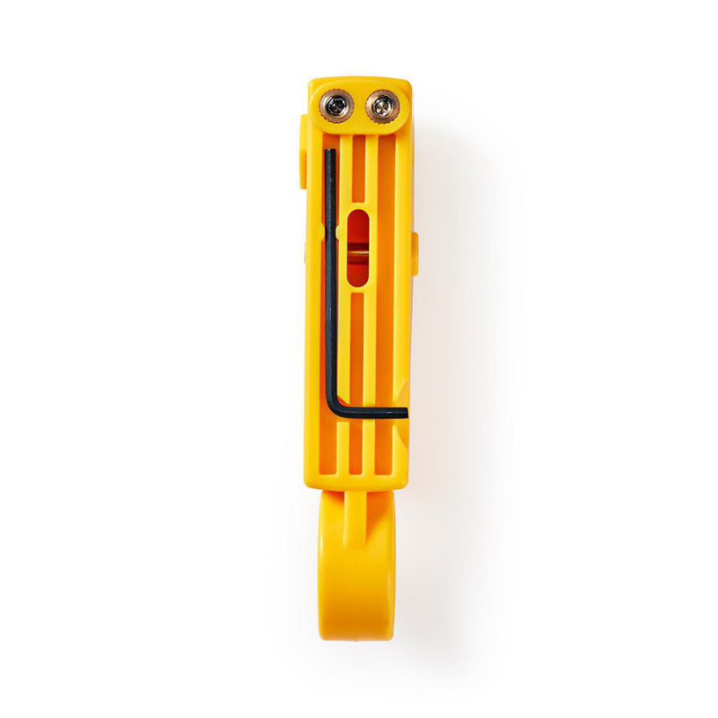 Nedis CSGG49510YE Coaxkabelstripper Rg58 Rg59 Rg62 Rg7
