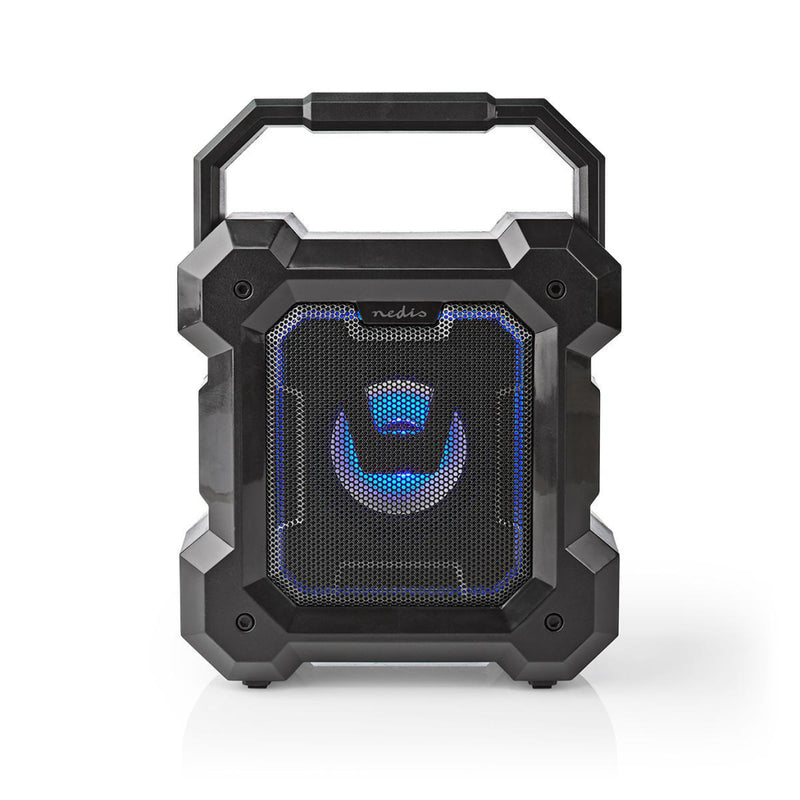 Nedis SPBT1003BK Bluetooth LED Speaker 5.1W 13 Uur Speeltijd  Zwart