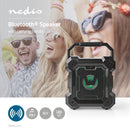 Nedis SPBT1003BK Bluetooth LED Speaker 5.1W 13 Uur Speeltijd  Zwart
