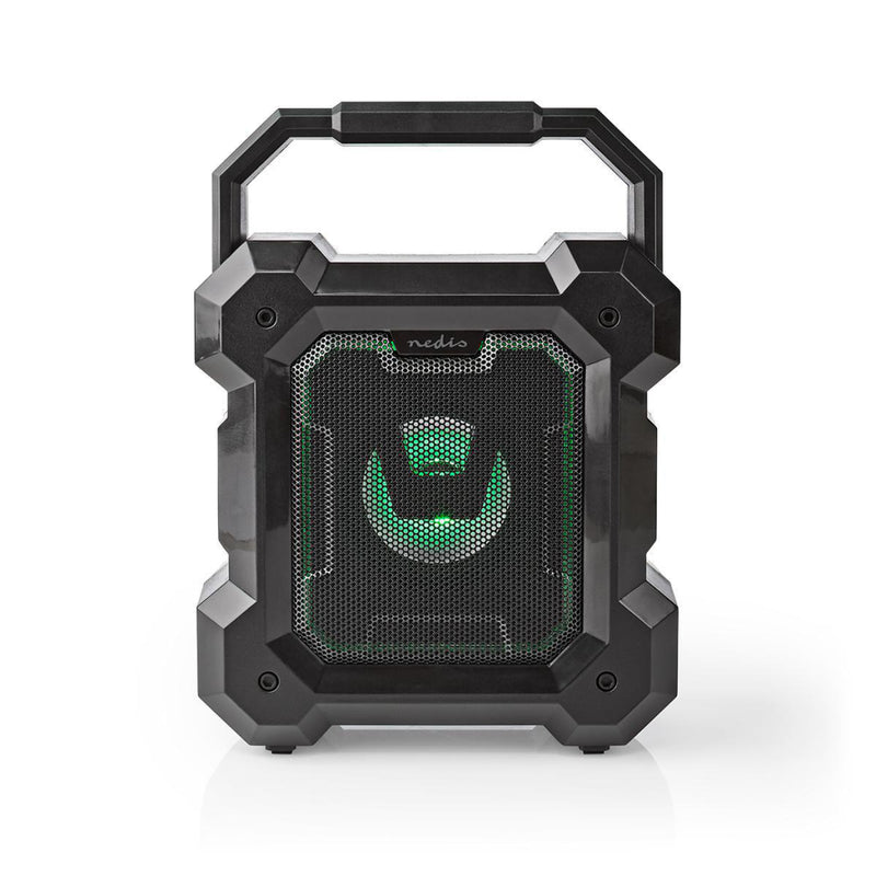 Nedis SPBT1003BK Bluetooth LED Speaker 5.1W 13 Uur Speeltijd  Zwart