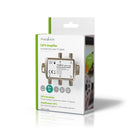 Nedis SAMP41148ME Catv Versterker Max. 12 Db Versterking 85 - 1218 Mhz 4 Uitgangen Retourkanaal -7,