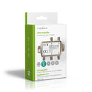 Nedis SAMP41148ME Catv Versterker Max. 12 Db Versterking 85 - 1218 Mhz 4 Uitgangen Retourkanaal -7,