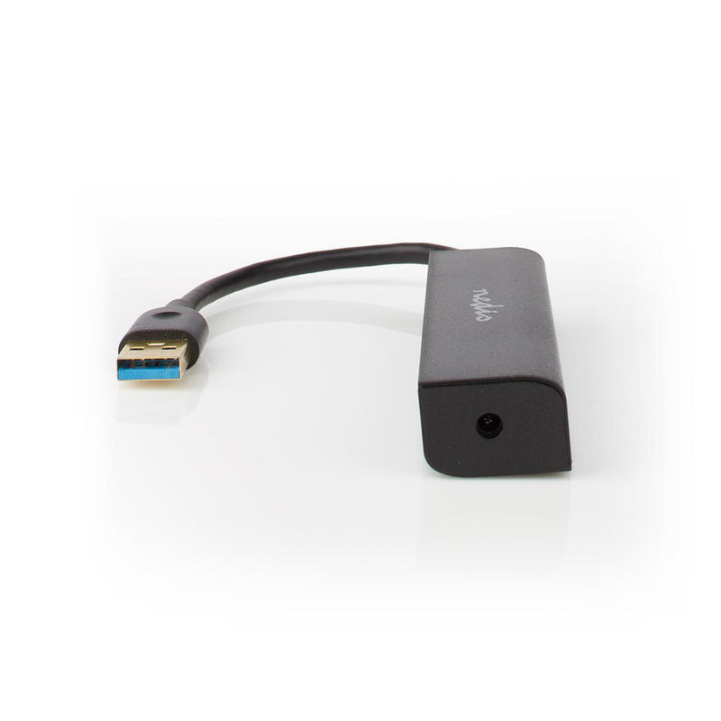Nedis UHUBU3410BK Usb-hub 4-poorts Usb 3.0 Zwart