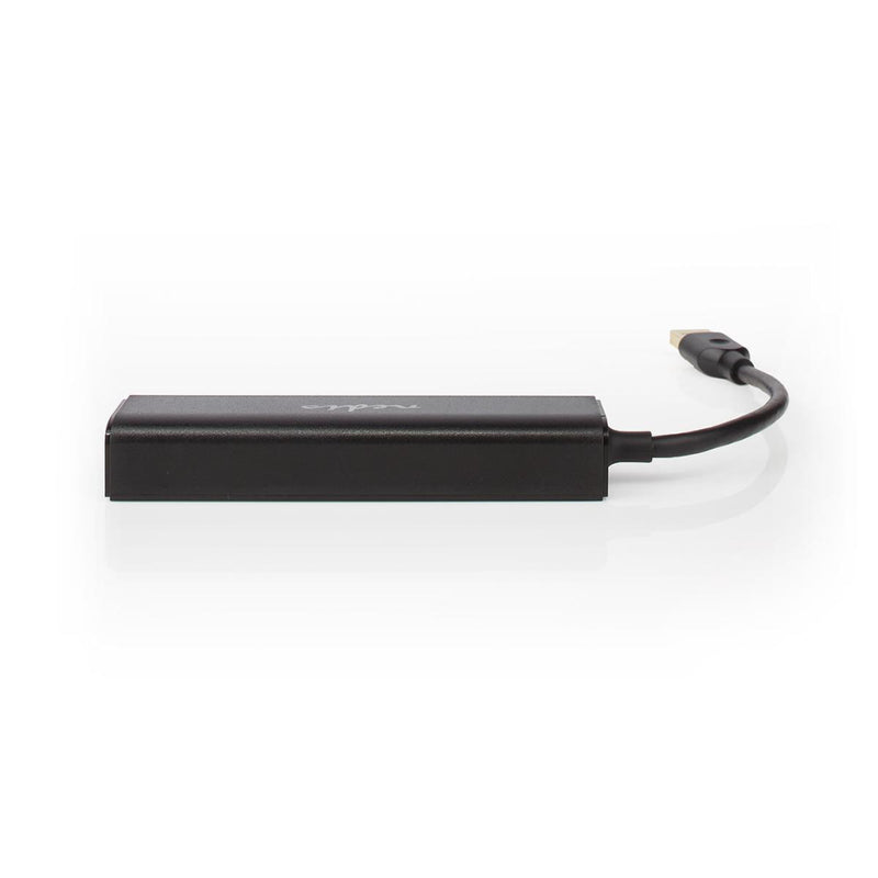 Nedis UHUBU3410BK Usb-hub 4-poorts Usb 3.0 Zwart