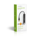 Nedis UHUBU3410BK Usb-hub 4-poorts Usb 3.0 Zwart
