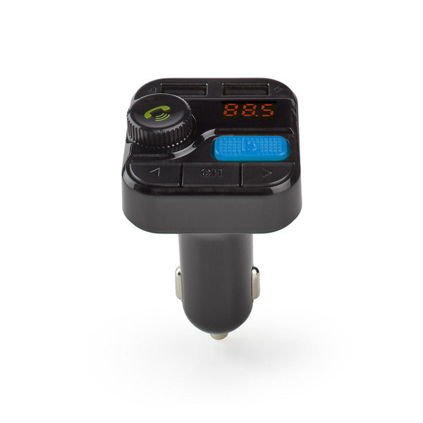 Nedis CATR121BK Fm-zender Voor In De Auto Bluetooth&reg; Bass Boost Microsd-kaartopening Handsfree
