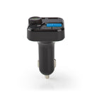 Nedis CATR121BK Fm-zender Voor In De Auto Bluetooth&reg; Bass Boost Microsd-kaartopening Handsfree