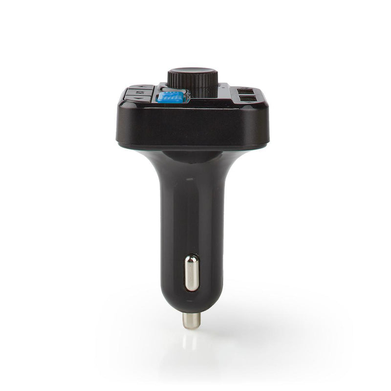 Nedis CATR121BK Fm-zender Voor In De Auto Bluetooth&reg; Bass Boost Microsd-kaartopening Handsfree