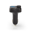 Nedis CATR121BK Fm-zender Voor In De Auto Bluetooth&reg; Bass Boost Microsd-kaartopening Handsfree