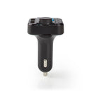 Nedis CATR121BK Fm-zender Voor In De Auto Bluetooth&reg; Bass Boost Microsd-kaartopening Handsfree