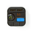 Nedis CATR121BK Fm-zender Voor In De Auto Bluetooth&reg; Bass Boost Microsd-kaartopening Handsfree