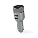 Nedis CATR122BK Fm-zender Voor In De Auto Bluetooth&reg; Handsfree Bellen 2x Usb