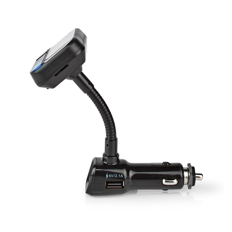 Nedis CATR102BK Fm-zender Voor In De Auto Bluetooth&reg; Bass Boost Microsd-kaartopening Handsfree