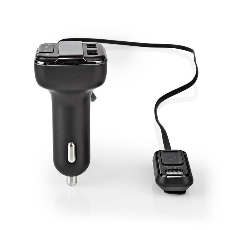 Nedis CATR123BK Fm-zender Voor In De Auto Bluetooth&reg; Pro-microfoon Ruisonderdrukking Microsd-ka