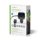 Nedis CATR124BK Fm-zender Voor In De Auto Bluetooth&reg; Pro-microfoon Ruisonderdrukking Handsfree